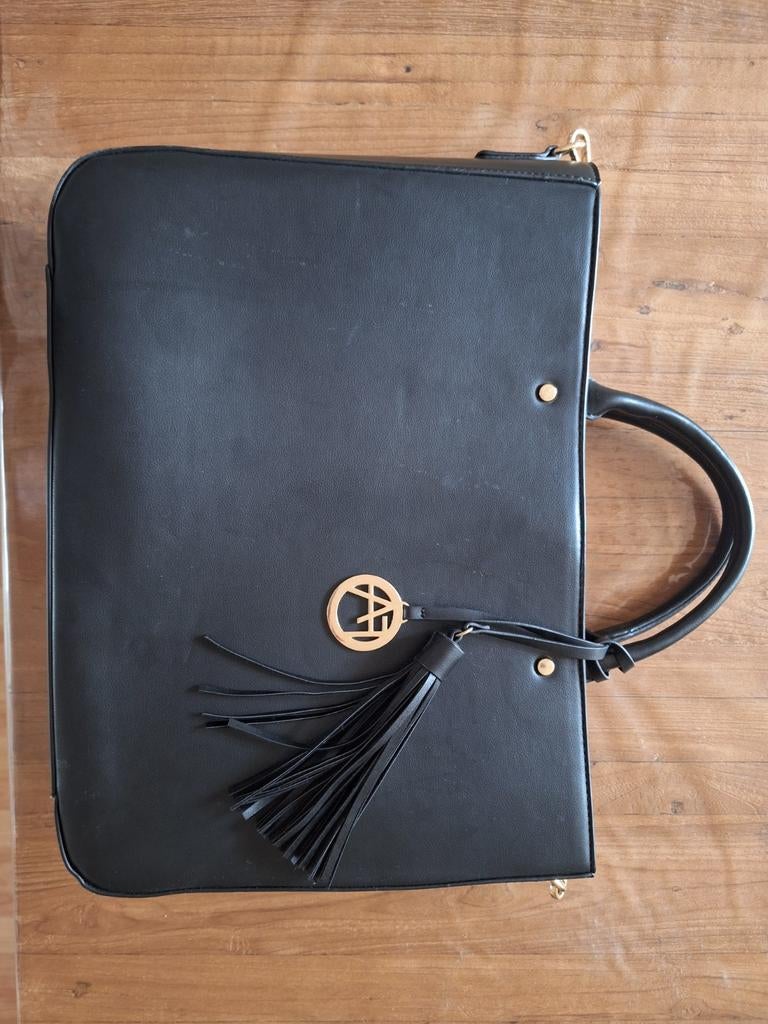 Anna Field laptoptas met lange strap, Ophalen of Verzenden, Nieuw, Zwart, Overige merken
