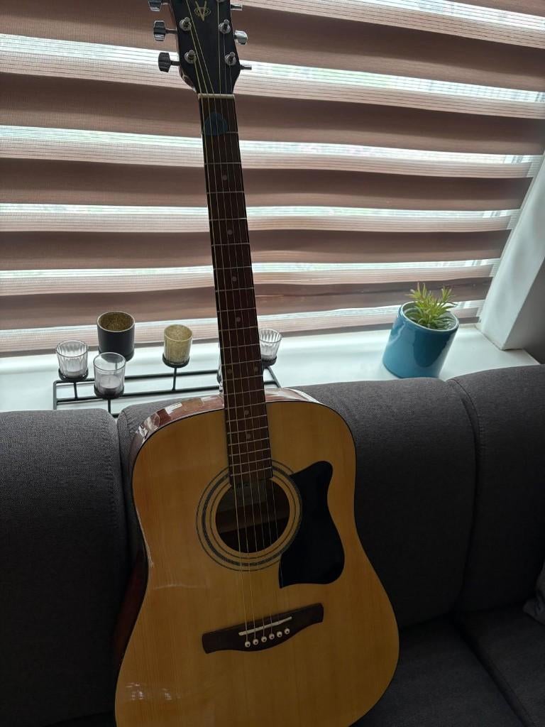 Ibanez V50NJP Akoestische Gitaar + Tas + Capo, Ophalen of Verzenden, Zo goed als nieuw, Western- of Steelstringgitaar