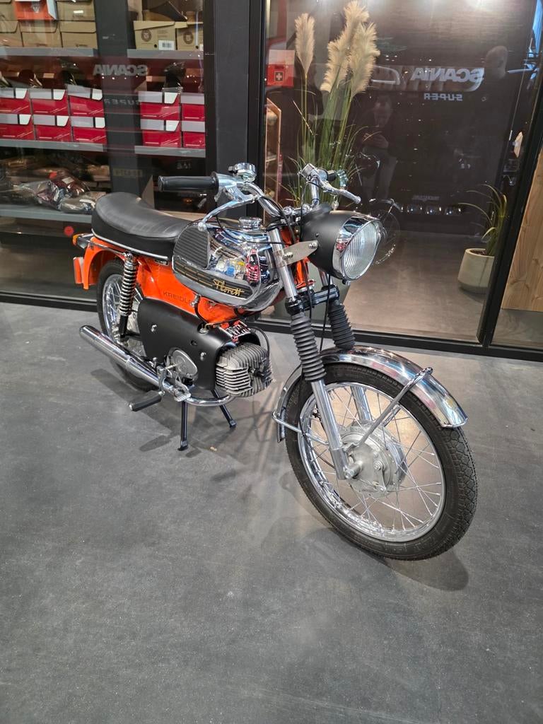 Prachtige Kreidler RM - Nieuw opgebouwd, originele 4 bak, Fietsen en Brommers, Ophalen of Verzenden