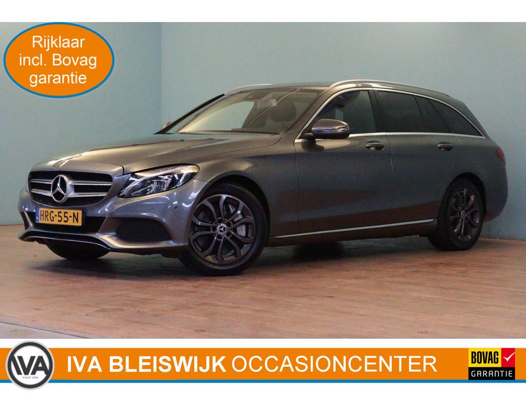 Mercedes-Benz C350e Estate | NAVI | CAMERA + PDC | STOELVERW, Automaat, Gebruikt, Leder en Stof, Bedrijf