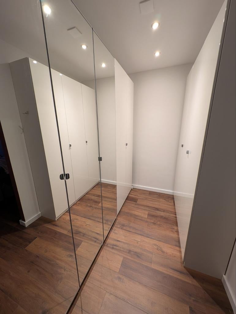 Ikea Pax Fardal deuren wit hoogglans en spiegel, Huis en Inrichting, Kasten | Kledingkasten, Ophalen, 50 tot 100 cm, 200 cm of meer