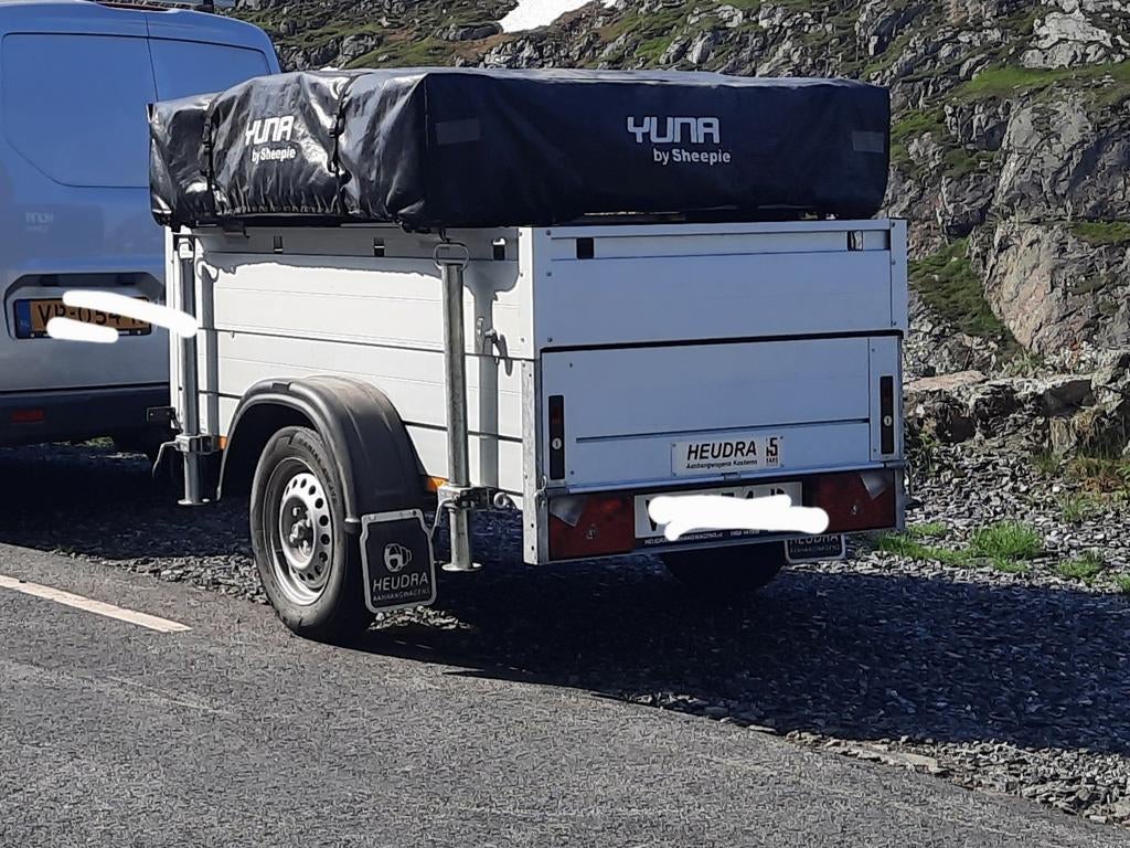 Bagage aanhanger met daktent, Caravans en Kamperen, Ophalen of Verzenden