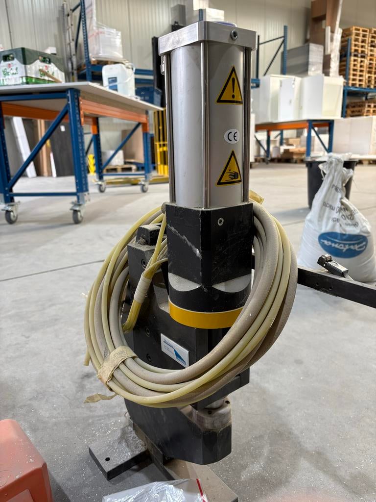 Kraangat pons 35mm voor 1mm RVS spoelbak - Type ME 100 KN, Doe-het-zelf en Verbouw, Gereedschap | Overige machines, Ophalen, Gebruikt