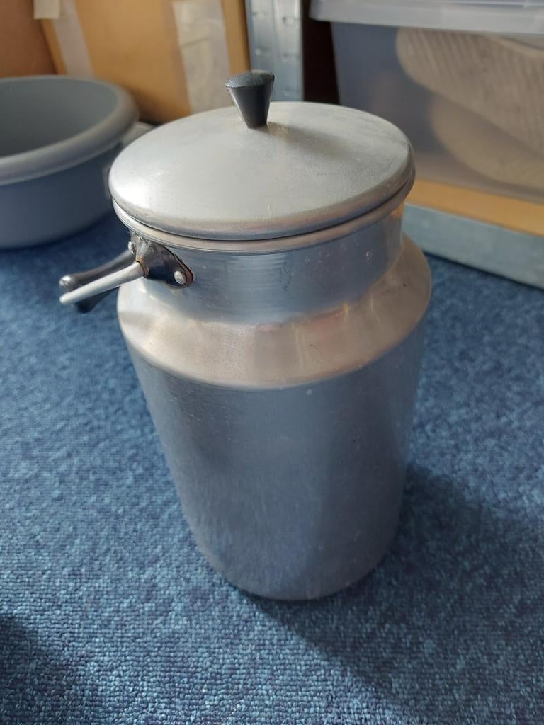 Vintage melkkan melk emmer, Ophalen of Verzenden