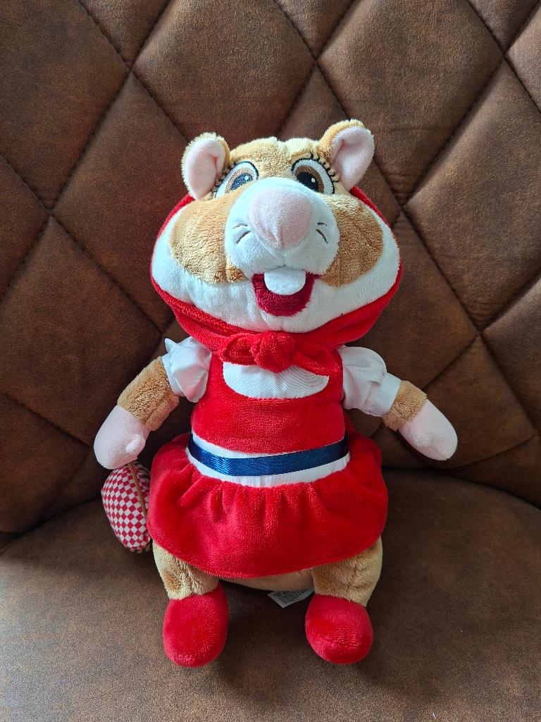 Efteling Hamster Roodkapje Knuffel 2019 27 cm, Ophalen of Verzenden, Zo goed als nieuw, Overige typen