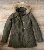 Orginele Woolrich Arctic Raccoon Parka Maat XS, Ophalen of Verzenden, Zo goed als nieuw, Maat 34 (XS) of kleiner, Groen