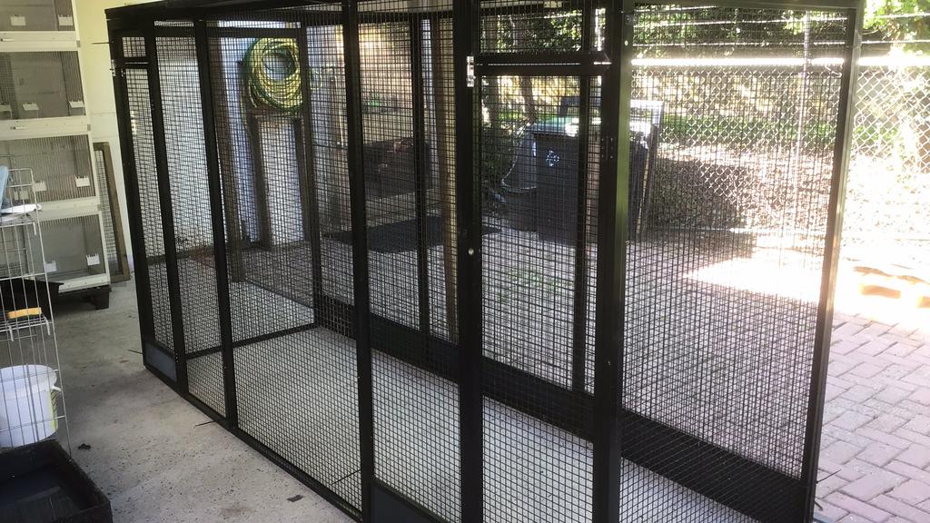 Voliere, panelen, vogelkooi, ren, Dieren en Toebehoren, Ophalen, Nvt., Gebruikt, Aluminium