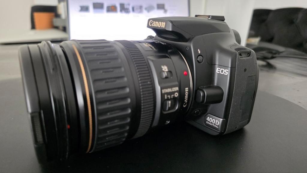 Canon 400D met Canon EF 28-135mm lens, Ophalen of Verzenden, Canon, Geen optische zoom