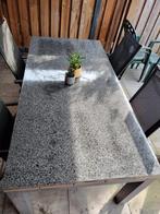 Granieten tuintafel (zonder stoelen), Ophalen, Gebruikt, Rechthoekig, Overige materialen