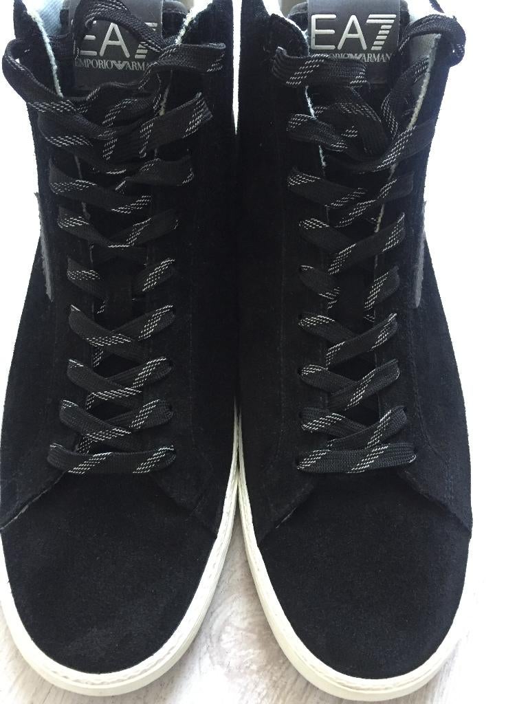 Emporio Armani stof/suede, Emporio Armani, Zwart, Nieuw, Ophalen of Verzenden