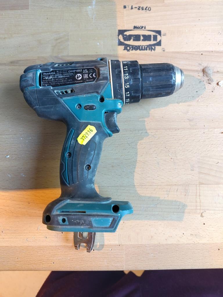 Body Makita klopboor 18v DHP482 zo goed als nieuw, Ophalen of Verzenden, Zo goed als nieuw