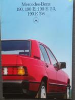 Mercedes 190 190E 2.3 & 2.6 0686 Brochure, Ophalen of Verzenden, Zo goed als nieuw, Mercedes