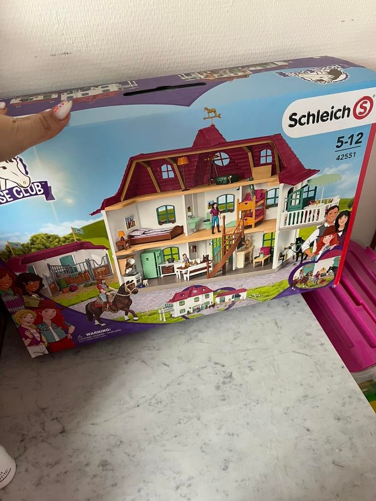 Schleich horse club 42551, Ophalen, Zo goed als nieuw, Poppenhuis