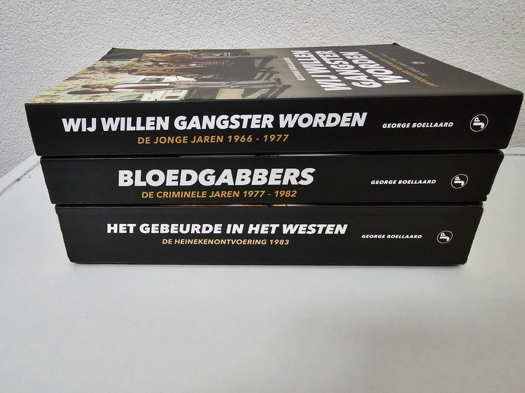 George Boellaard Misdaadboeken - Complete Trilogie, Ophalen of Verzenden, Gelezen, George Boellaard