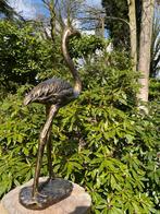 (Tuin)Beeld flamingo, tuin, zwembad, vijver 70cm, Tuin en Terras, Ophalen, Nieuw, Kunststof, Dierenbeeld