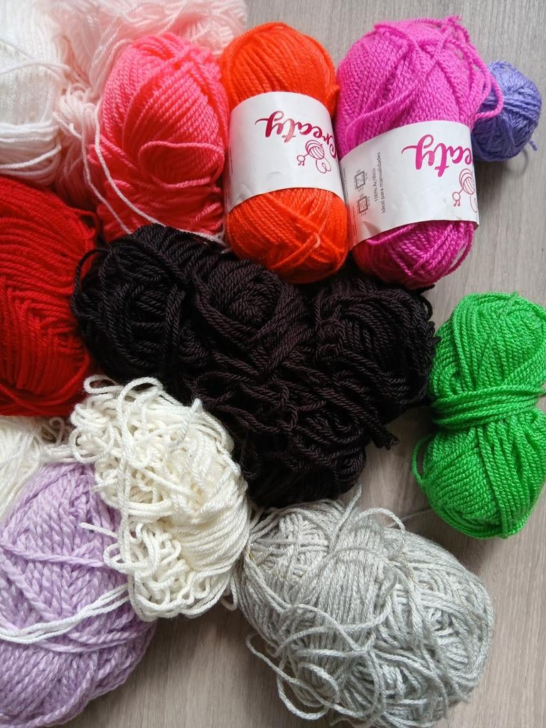 Acryl garen restpartij, Ophalen, Breien of Haken, Wol of Garen