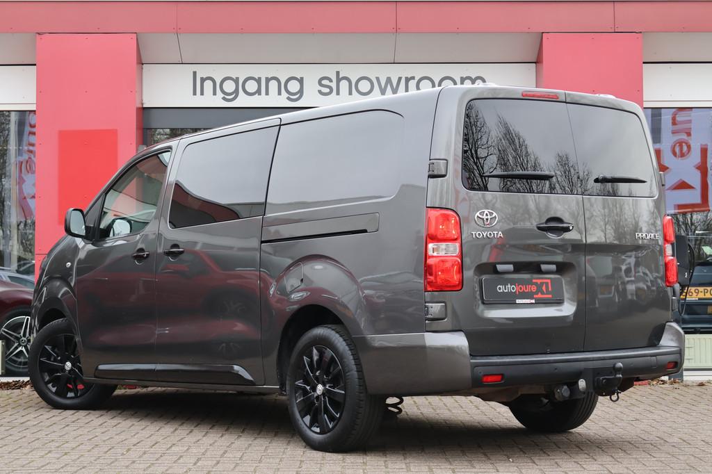 Toyota ProAce Worker 2.0 D-4D Black Line Long Dubbelcabine |, Auto's, Bestelauto's, Voorwielaandrijving, Stof, Gebruikt, 4 cilinders