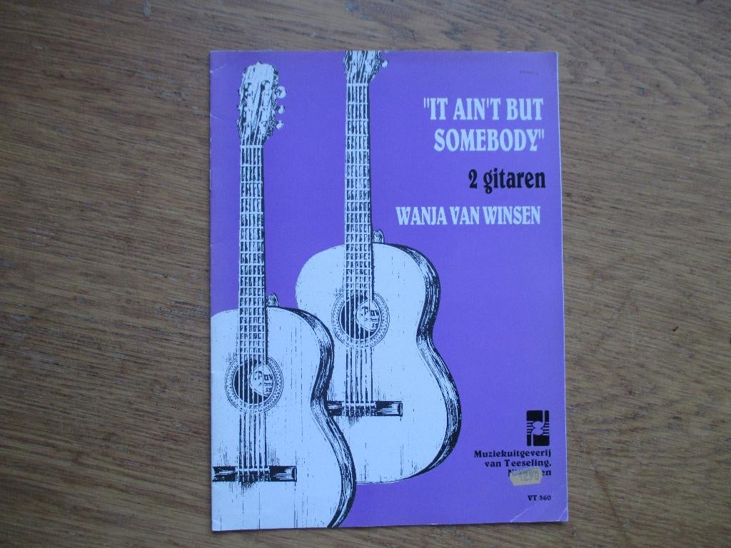 Ít aint but somebody - wanja van winsen - 2 gitaren, Muziek en Instrumenten, Les of Cursus, Ophalen of Verzenden, Populair, Gitaar