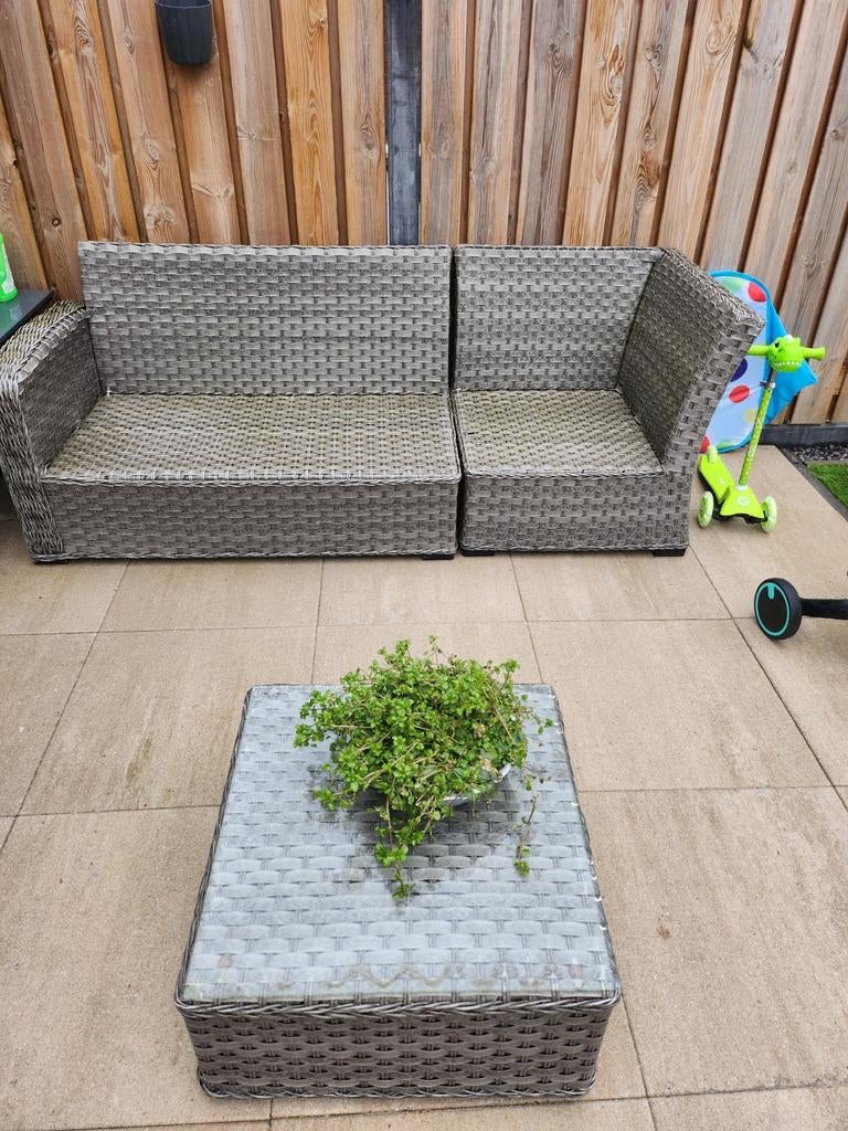 Loungeset, Tuin en Terras, Tuinsets en Loungesets, Ophalen, Gebruikt