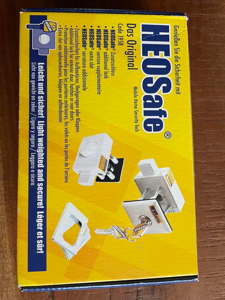 HeoSafe 1985, Caravans en Kamperen, Camper-accessoires, Ophalen, Zo goed als nieuw