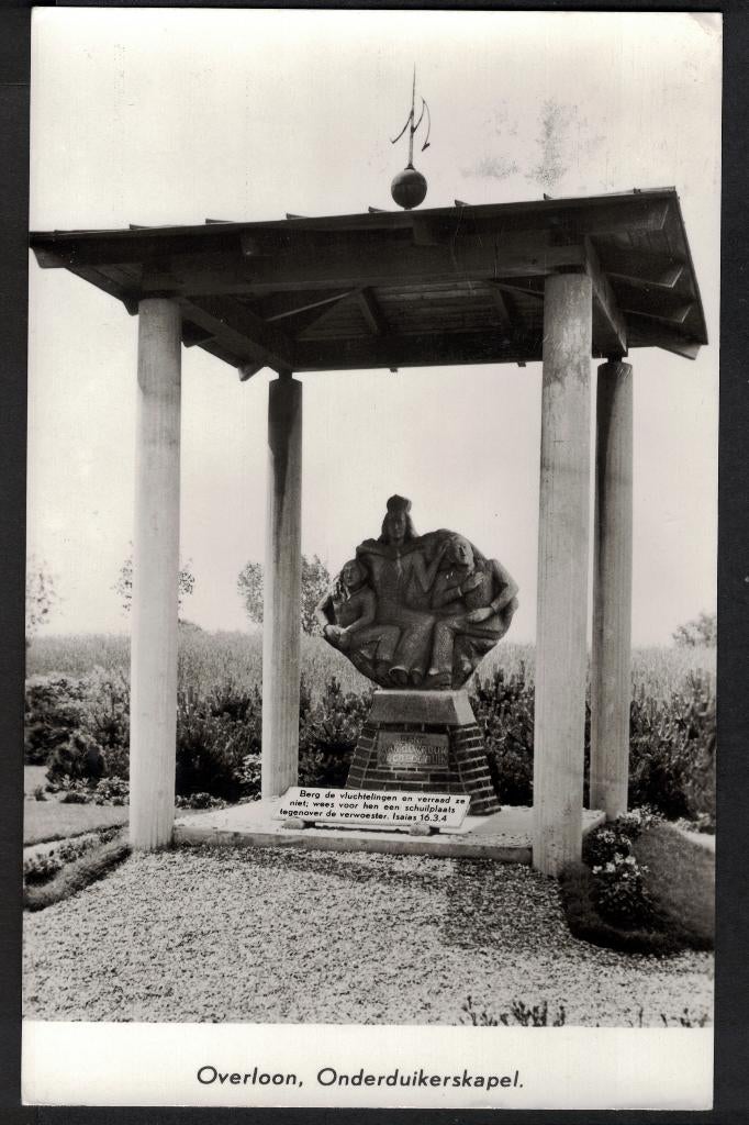 Overloon, Onderduikerskapel. 1962., Ophalen of Verzenden, 1960 tot 1980, Gelopen, Noord-Brabant