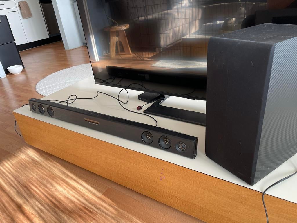 LG Bluetooth speakerset met subwoofer Ophalen Gouda!, Audio, Tv en Foto, Soundbars, Ophalen, Bluetooth, Gebruikt