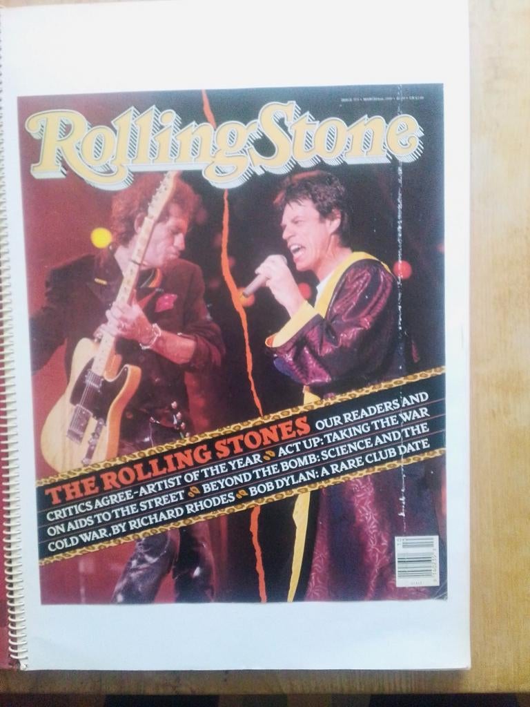 Rolling Stones Plakboek - Unieke Collectie Artikelen, Ophalen of Verzenden, Gelezen, Muziek, Film of Tv