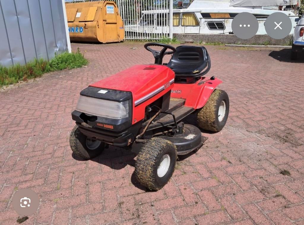 Gezocht zitmaaier, Ophalen of Verzenden, Gebruikt, Mulchfunctie, 120 cm of meer