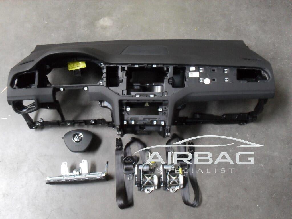 VW Golf Sportsvan airbag set  dashboard gordels 2013-2019, Auto-onderdelen, Gebruikt, -, Volkswagen, -