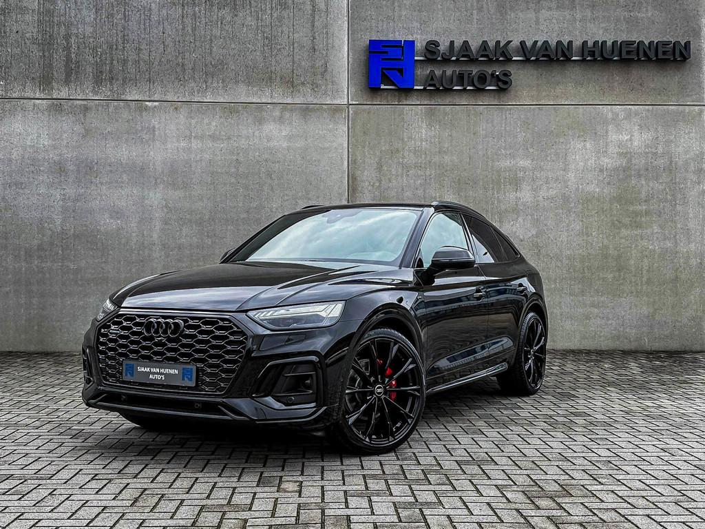 Audi Q5 Sportback 55TFSI e 367pk Quattro Competition S Editi, Automaat, Lichtsensor, Gebruikt, Zwart