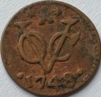 VOC Zeeland mooie duit 1748, Postzegels en Munten, Munten | Nederland, Ophalen of Verzenden, Vóór koninkrijk, Overige waardes