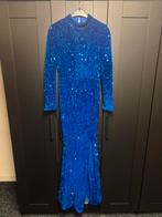 Nieuw blauw paletten galajurk jurk carnaval maat S 36, Galajurk, Blauw, Nieuw, Ophalen of Verzenden