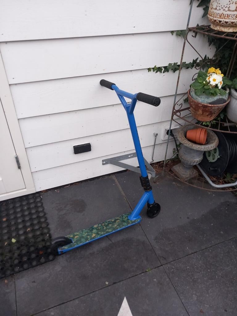 Blauwe 2e hands step, Fietsen en Brommers, Steps, Ophalen of Verzenden, Gebruikt, Gewone step, Onbekend