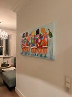 Handgemaakt Schilderij 'Dikke Dames’, Ophalen