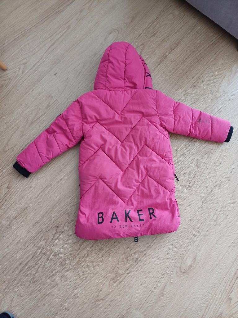 Roze Ted Baker winterjas voor meisjes maat 110, Ophalen of Verzenden, Gebruikt, Ted Baker, Meisje