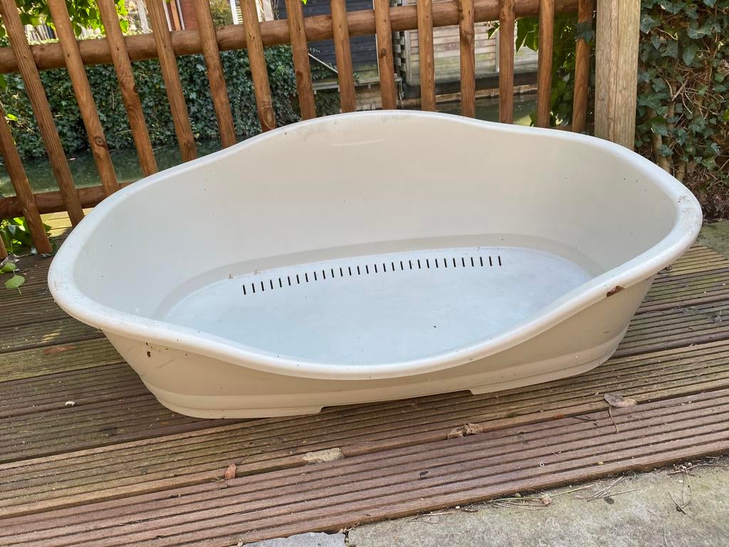 Grote plastic hondenmand, Dieren en Toebehoren, Hondenmanden, Ophalen of Verzenden, Gebruikt, Overige