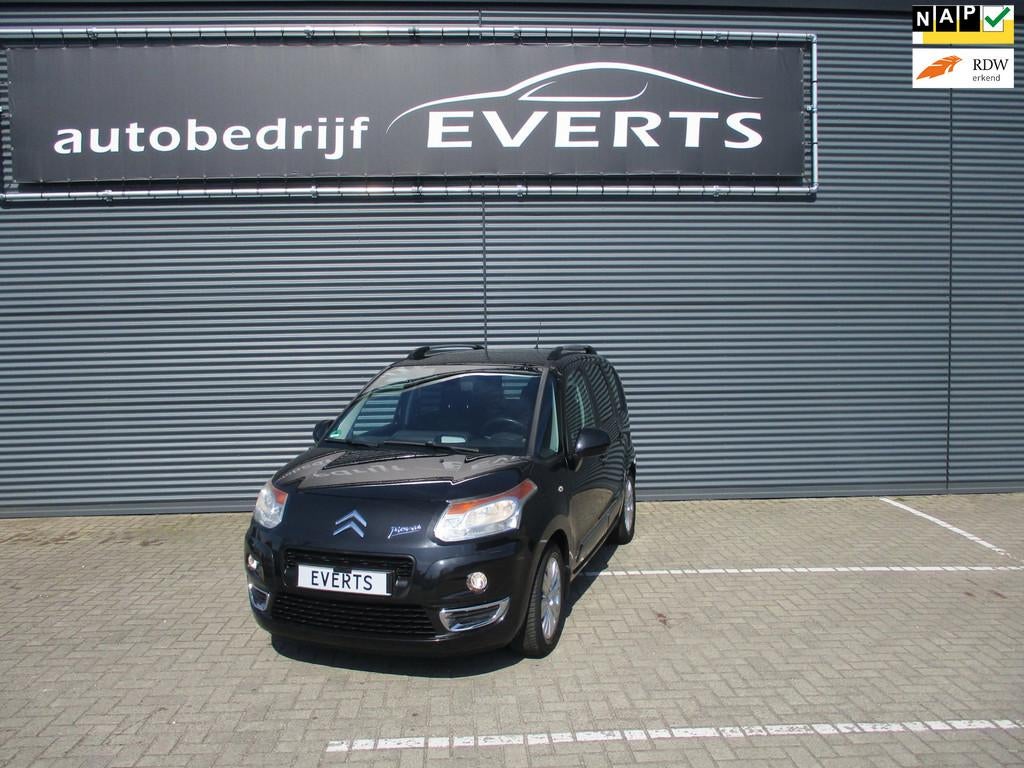 Citroen C3 Picasso 1.6 VTi Exclusive Zeer mooie en complete, Voorwielaandrijving, Euro 5, Stof, Zwart
