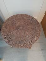 ROTAN TAFELTJE, 45 tot 60 cm, Overige materialen, Minder dan 55 cm, Rond