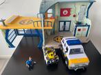 Brandweerman sam kazerne en auto, Ophalen, Gebruikt, Complete set