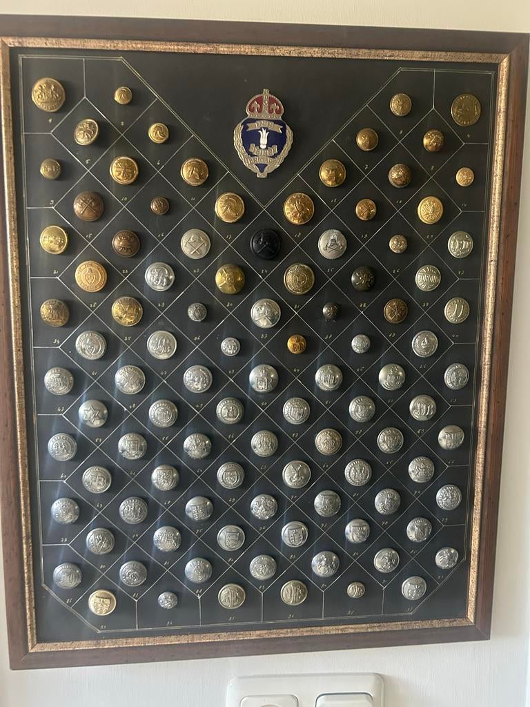 Verzameling Brandweer uniform knopen, Verzenden, Gebruikt