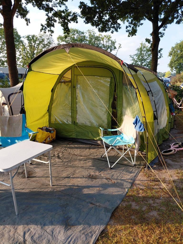 4 persoons boston tent, inclusief luifel, Ophalen, Gebruikt, Tot en met 4