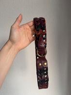 Vintage Y2K bruin zwart echt lederen gevlochten riem, Kleding | Dames, Riemen en Ceinturen, Vintage, Minder dan 3 cm, 80 tot 90 cm