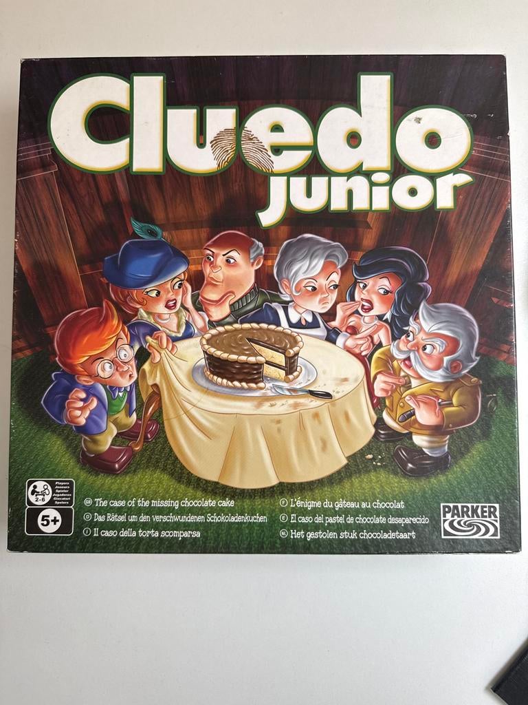 Cluedo Junior Compleet met Schrijfboekjes, Ophalen of Verzenden, Zo goed als nieuw