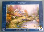 Schmidt puzzel T.Kinkade Painter of Light, Everett’s Cottage, Ophalen, 500 t/m 1500 stukjes, Zo goed als nieuw, Legpuzzel