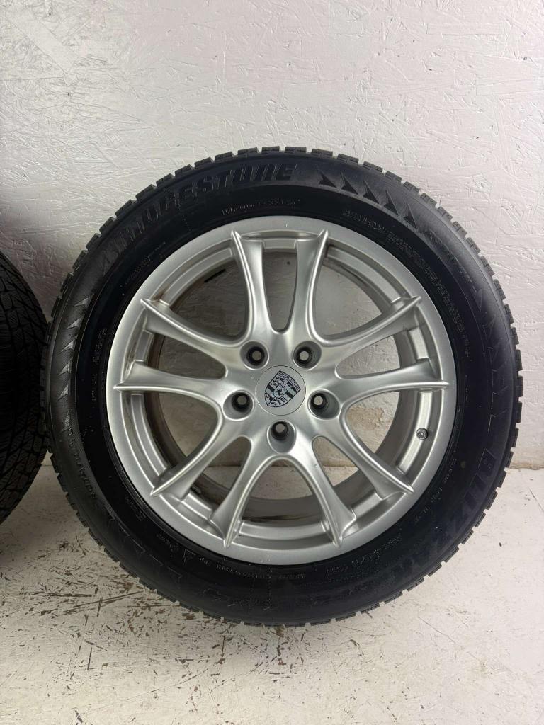 Porsche Cayenne  velgen 19" 5x130 winterset touareg Q7 7mm, Gebruikt, 265 mm, Banden en Velgen, Niet ingevuld