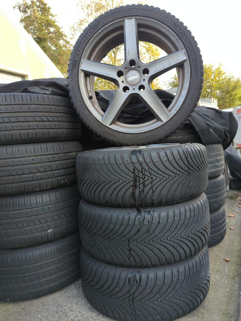 BMW wielset Dezent 18" all season, Auto-onderdelen, Banden en Velgen, Ophalen, 18 inch, Gebruikt, All Season