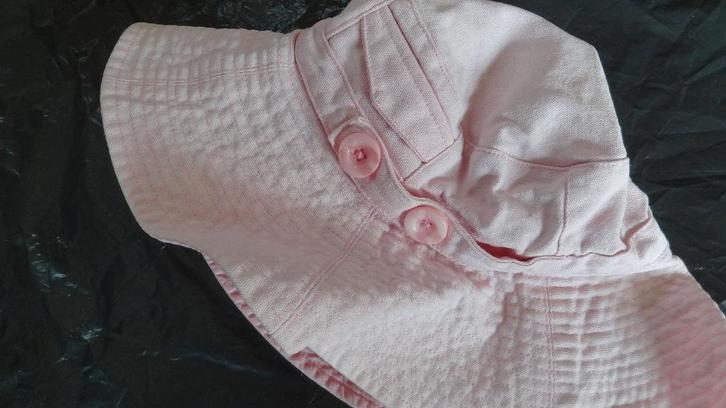 LEUKE Zonnehoed , maat 57 van 100 % katoen , IZGS , met, Kleding | Dames, Hoeden en Petten, Zo goed als nieuw, Hoed, 56 of 57 cm (M, 7 of 7⅛ inch)