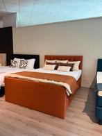 Uitverkoop Showroom Boxspring 160x200cm, Dekbedovertrek, Ophalen of Verzenden, Grijs, Nieuw