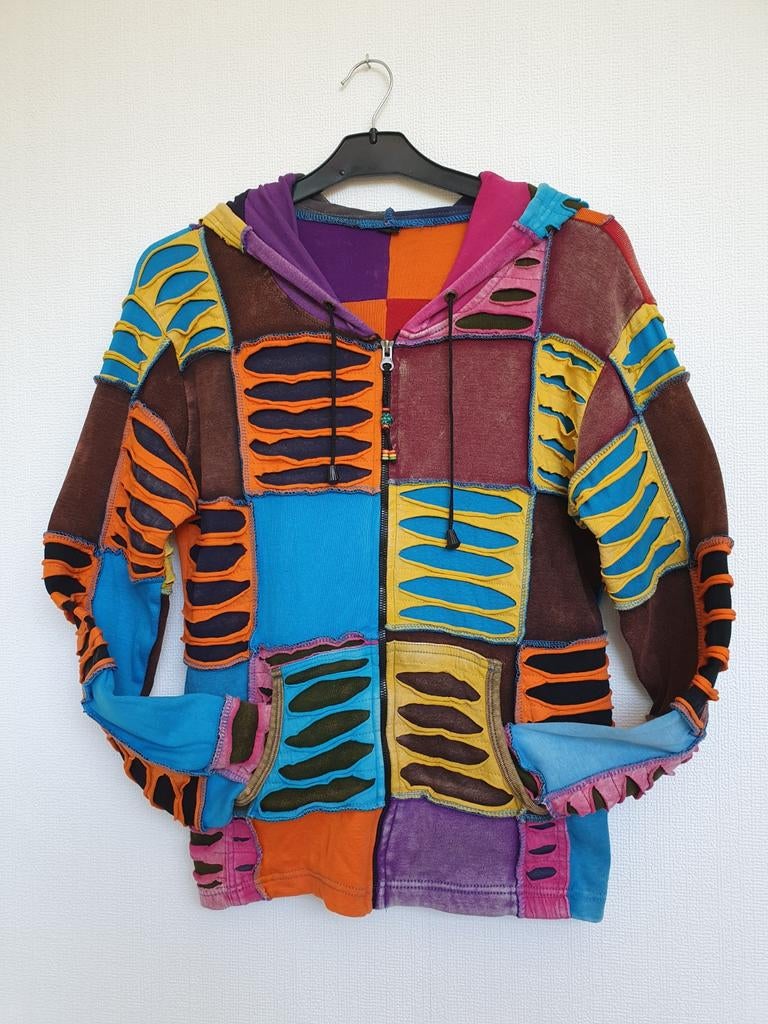 Hippie vest maat L, Onbekend, Ophalen of Verzenden, Gedragen, Maat 42/44 (L)