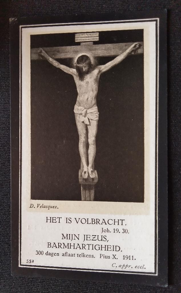 Bidprentje uit 1924 Antonia Hoogesteger, Verzamelen, Bidprentjes en Rouwkaarten, Bidprentje, Ophalen of Verzenden